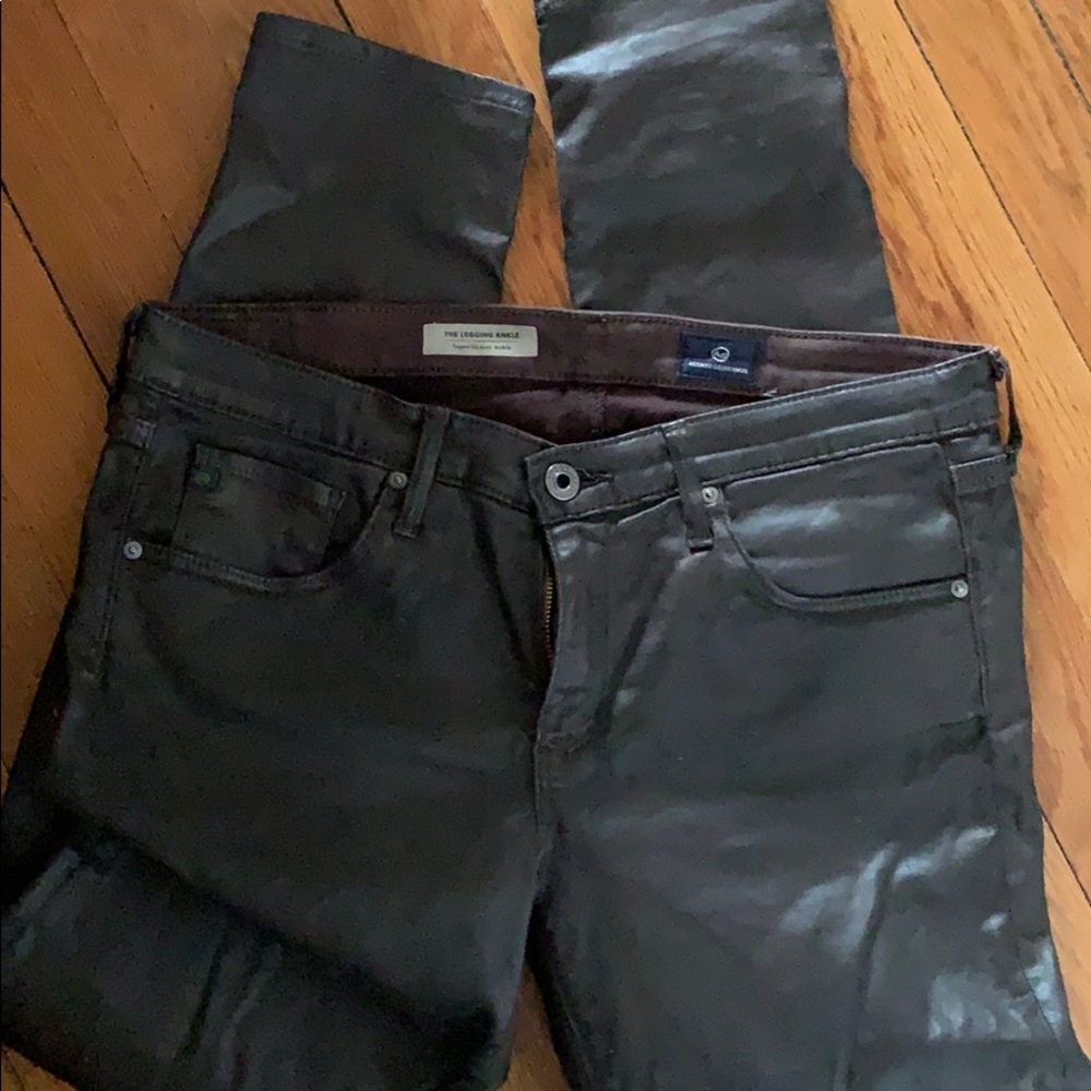 Ag.faux leather jeans brown